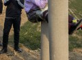 带电线跳绳恶搞视频，电线跳绳动图